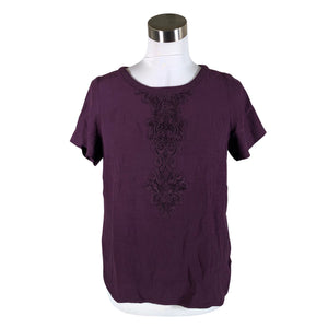 Naisten Marks&Spencer - Lyhythihainen pusero, koko 38 - Violetti (1)