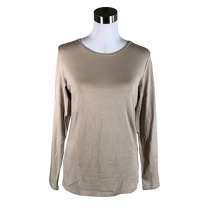 Naisten Essentials - Trikoopaita, koko 38 - Beige (1)