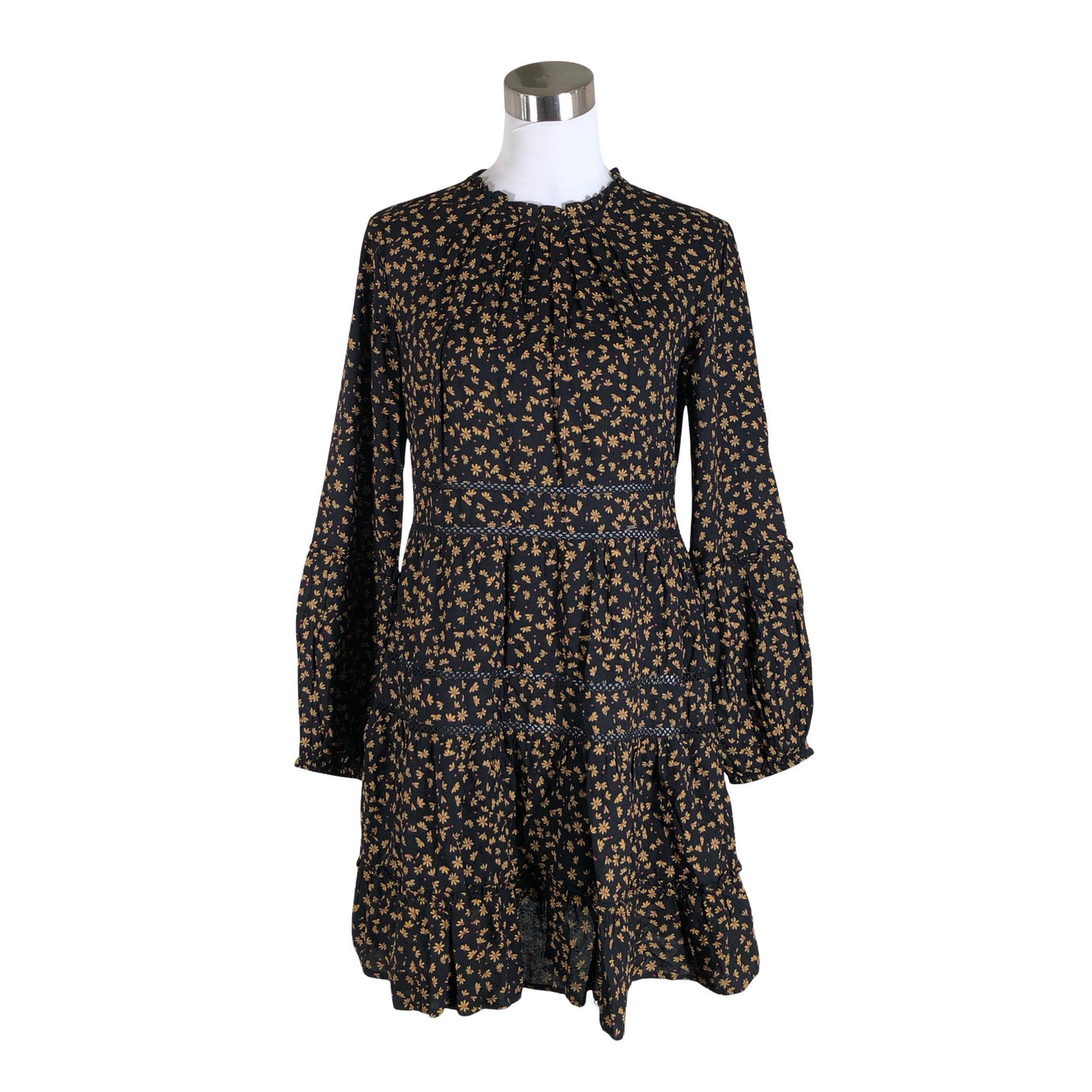 Naisten Superdry - Sifonkimekko, koko 40 - Musta (1)
