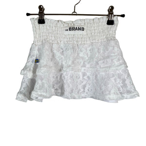 Tyttöjen The Brand - Juhlahame, koko 104 - 110 - Valkoinen (2)
