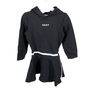 Tyttöjen DKNY - Collegemekko, koko 104 - 110 - Musta (1)