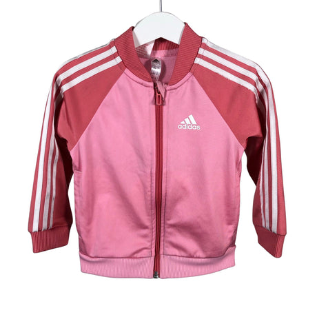 Tyttöjen Adidas - Verryttelytakki, koko 86 - 92 - Vaaleanpunainen ()