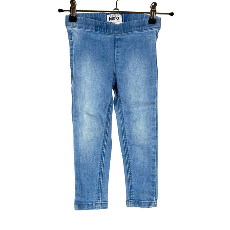 Tyttöjen Molo Kids - Farkkuleggingsit, koko 92 - 98 - Vaaleansininen ()