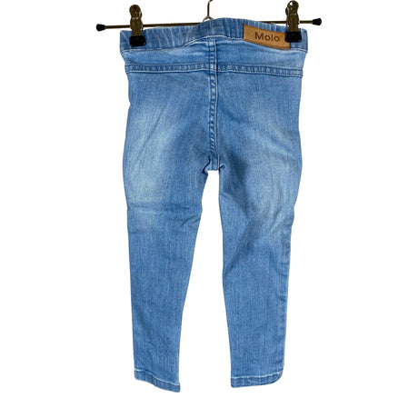 Tyttöjen Molo Kids - Farkkuleggingsit, koko 92 - 98 - Vaaleansininen (2)