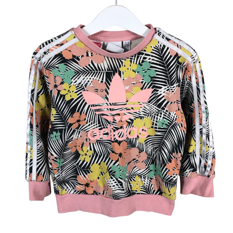 Tyttöjen Adidas - Collegepaita, koko 98 - 104 - Vaaleanpunainen ()