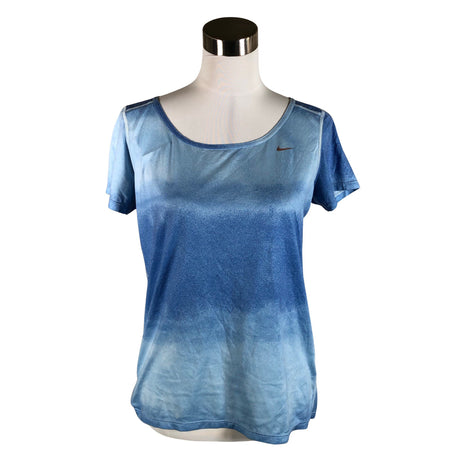 Naisten Nike - Urheilupaita, lyhyet hihat, koko 38 - Sininen ()