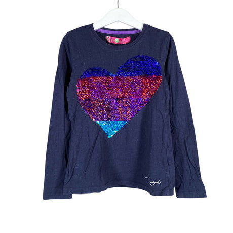 Tyttöjen Desigual - Trikoopaita, koko 122 - 128 - Sininen ()