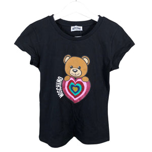 Tyttöjen Moschino Teen - T-paita, koko 146 - 152 - Musta (1)