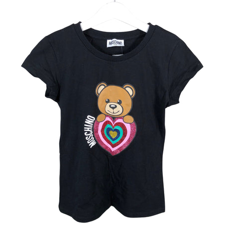 Tyttöjen Moschino Teen - T-paita, koko 146 - 152 - Musta ()