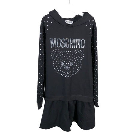 Tyttöjen Moschino Teen - Collegemekko, koko 146 - 152 - Musta ()
