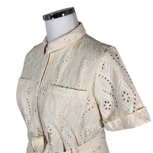 Naisten Sézane - Kangasmekko, koko 44 - Beige (3)