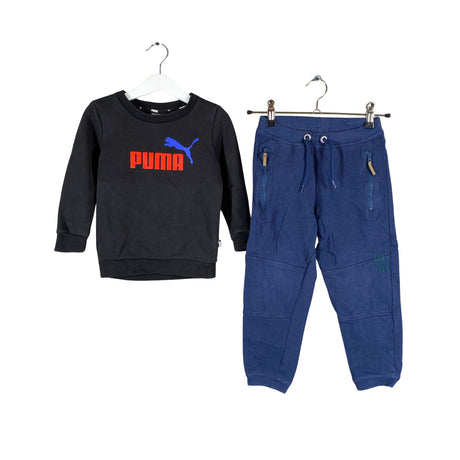 Poikien Puma - Collegepaita, koko 98 - 104 - Musta ()