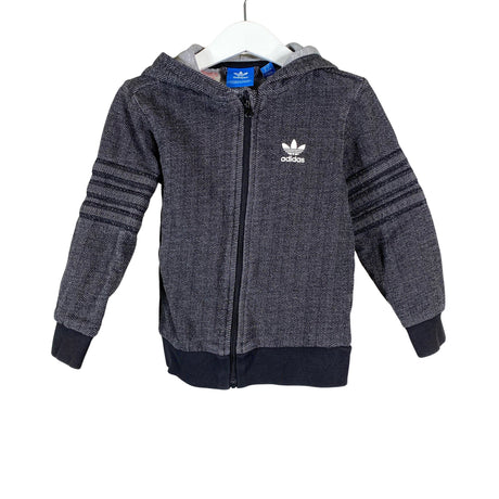 Unisex Adidas - Huppari, koko 98 - 104 - Harmaa ()