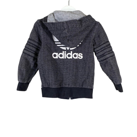 Unisex Adidas - Huppari, koko 98 - 104 - Harmaa (2)