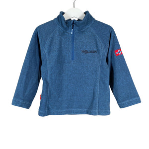 Poikien Trollkids - Fleecepaita, koko 92 - 98 - Vihreä (1)