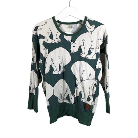Unisex Blaa - Trikoopaita, koko 122 - 128 - Vihreä ()
