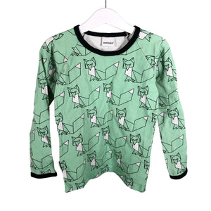 Unisex Metsola - Trikoopaita, koko 110 - 116 - Vihreä (1)