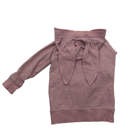 Tyttöjen Metsola - Collegepaita, koko 74 - 80 - Vaaleanpunainen (2)