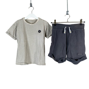 Unisex Name It - T-paita, koko 122 - 128 - Beige (1)