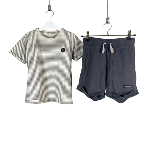 Unisex Name It - T-paita, koko 122 - 128 - Beige ()