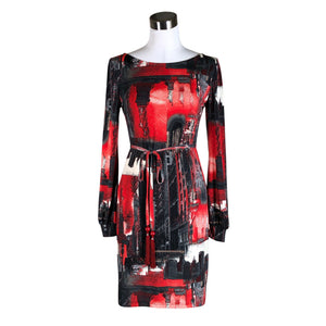 Naisten Donna Nordica - Trikoomekko, koko 36 - Punainen (1)