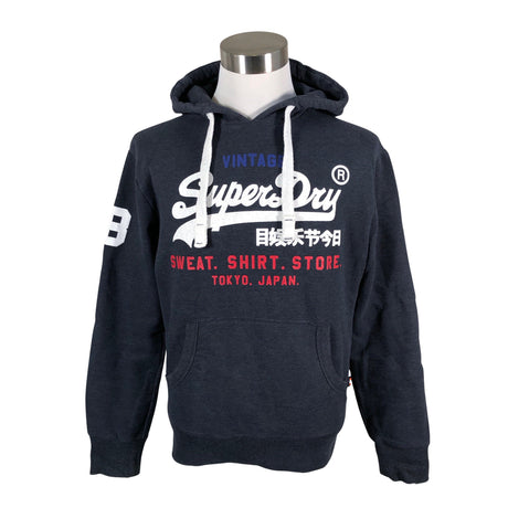 Miesten Superdry - Huppari, koko S - Sininen ()