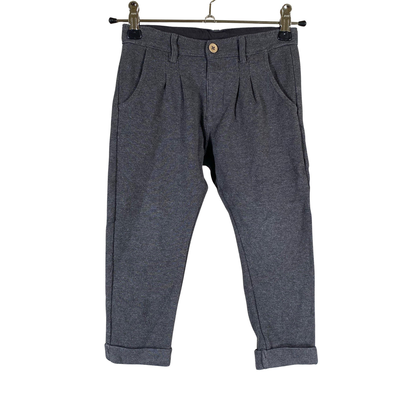 Unisex Newbie - Trikoohousut, koko 92 - 98 - Harmaa (1)