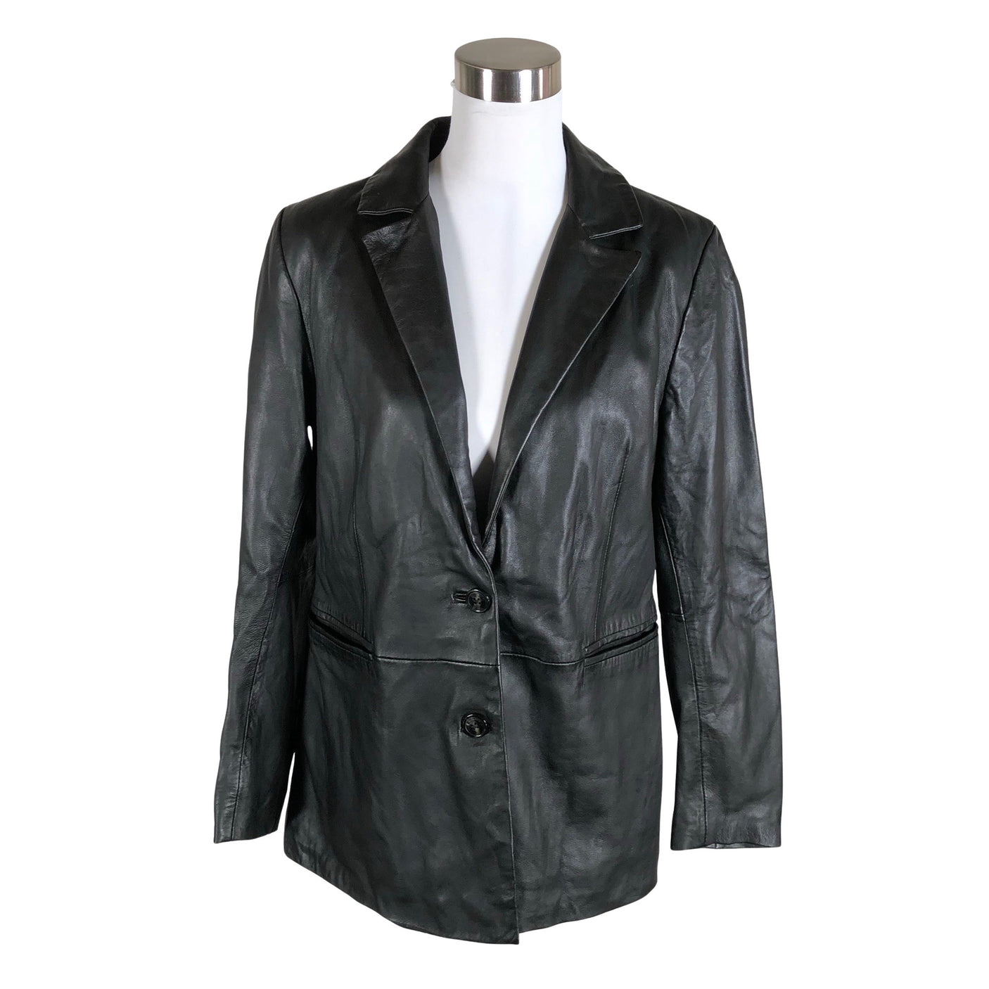 Naisten ROCKANDBLUE - Nahkatakki, koko 40 - Musta (1)