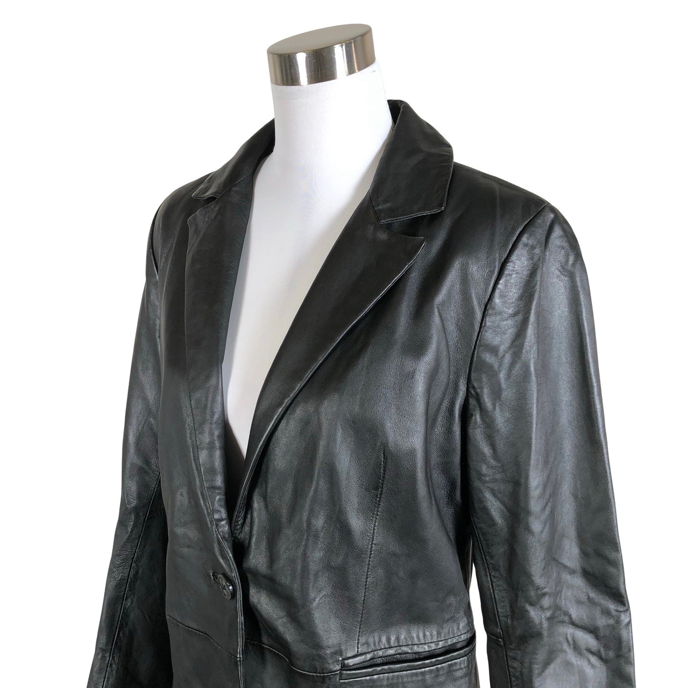 Naisten ROCKANDBLUE - Nahkatakki, koko 40 - Musta (3)