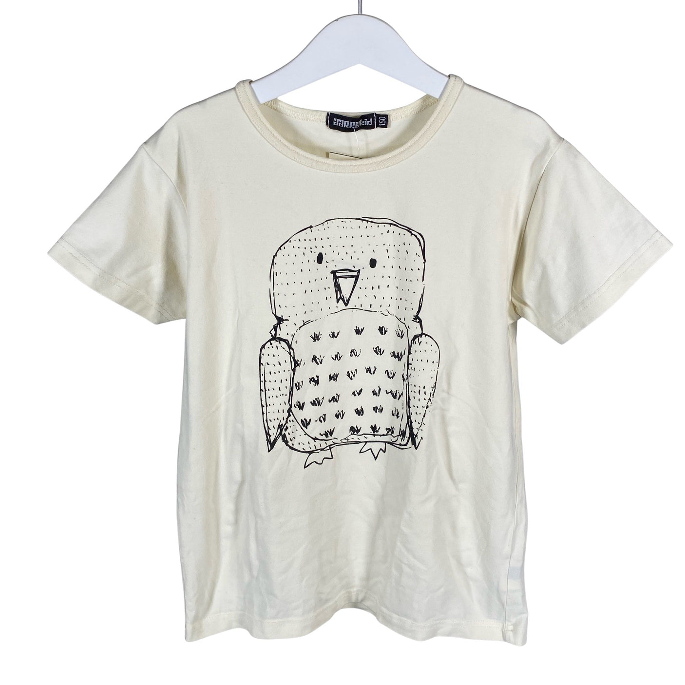 Unisex Aarrelabel - T-paita, koko 146 - 152 - Luonnonvalkoinen (1)