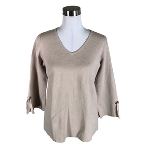 Naisten Micha - Neulepaita, koko 38 - Beige (1)