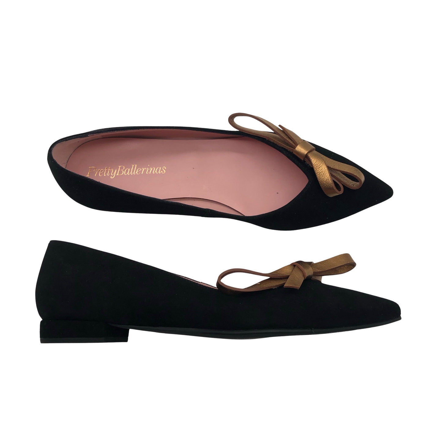 Naisten Pretty Ballerinas - Ballerinat, koko 39 - Musta (1)