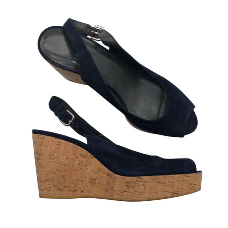 Naisten Stuart Weitzman - Kiilakorkosandaalit, koko 39 - Sininen ()