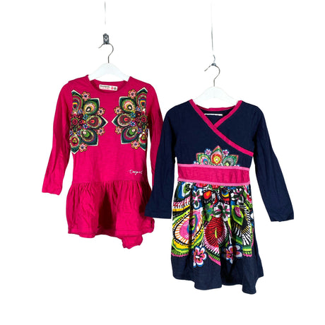Tyttöjen Desigual - Trikoomekko, koko 110 - 116 - Sininen ()