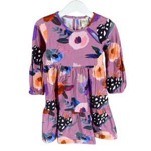 Tyttöjen Ma-ia Family - Trikoomekko, koko 98 - 104 - Violetti (1)