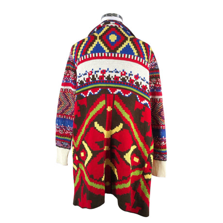 Naisten Desigual - Neuletakki, koko 42 - Punainen (2)