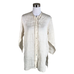 Naisten Massimo Dutti - Kangastunika, koko 36 - Beige (1)