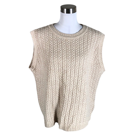Naisten Papu - Neuleliivi, koko 38 - Beige ()