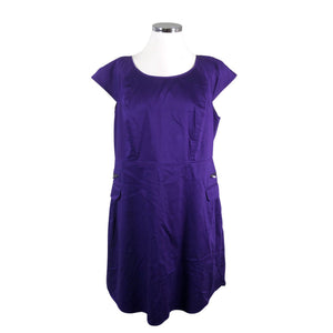 Naisten Calvin Klein - Juhlamekko, koko 46 - Violetti (1)