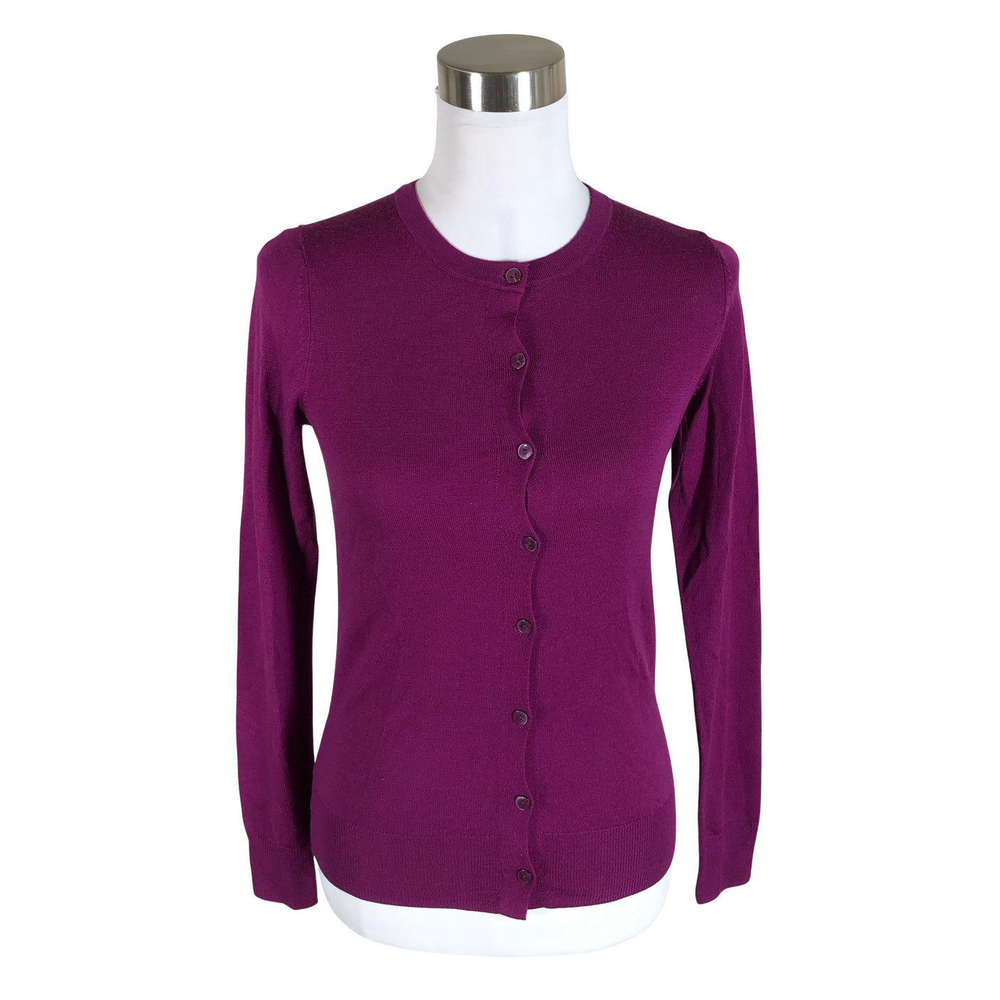 Naisten Uniqlo - Neuletakki, koko 34 - Violetti (1)