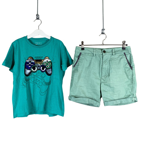 Unisex Ted Baker - Shortsit, koko 134 - 140 - Vihreä ()