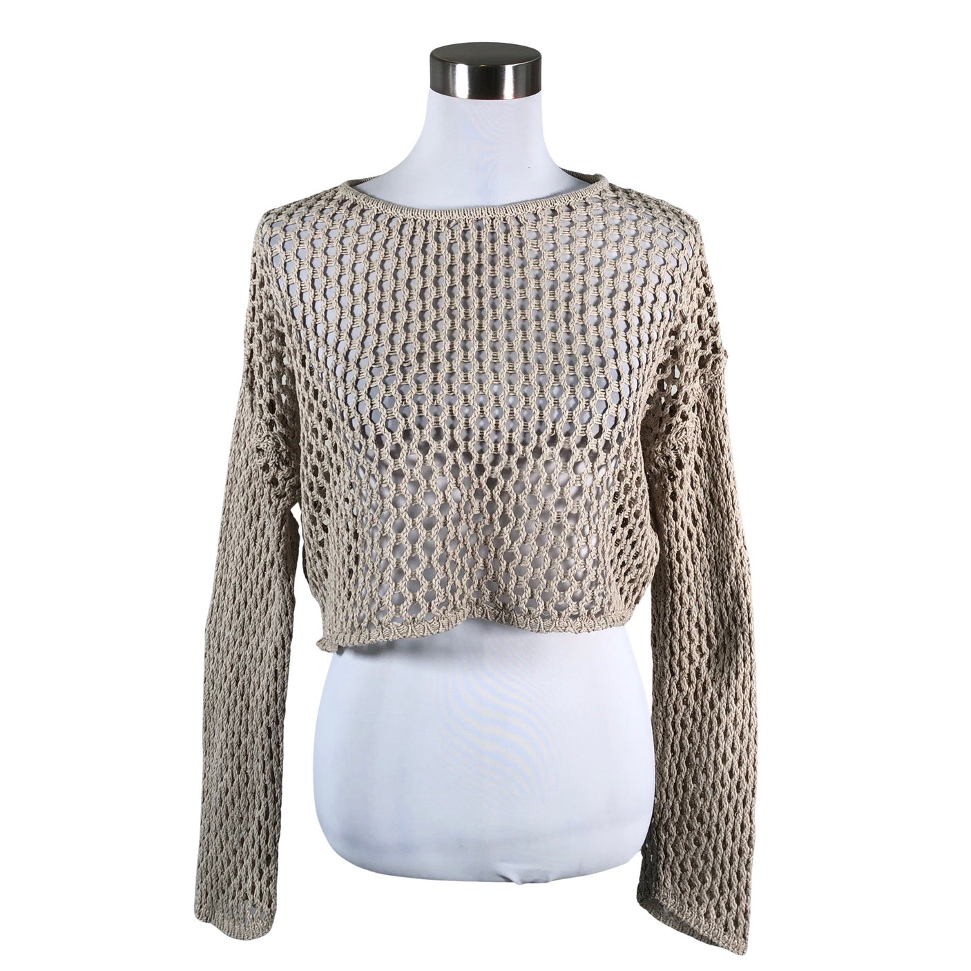 Naisten House Brand - Neulepaita, koko 38 - Beige (1)