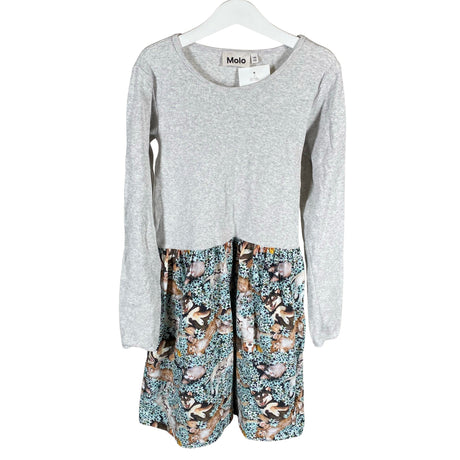 Tyttöjen Molo Kids - Trikoomekko, koko 146 - 152 - Harmaa ()