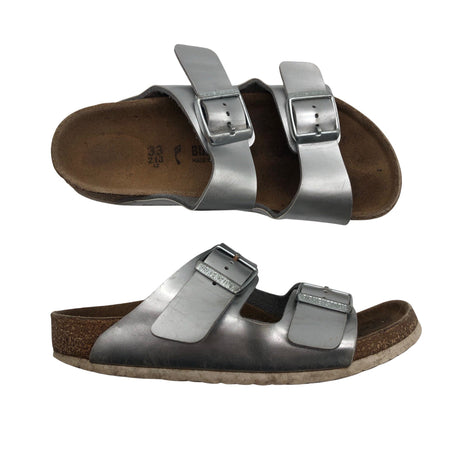 Tyttöjen Birkenstock - Sandaalit, koko 33 - Hopea ()