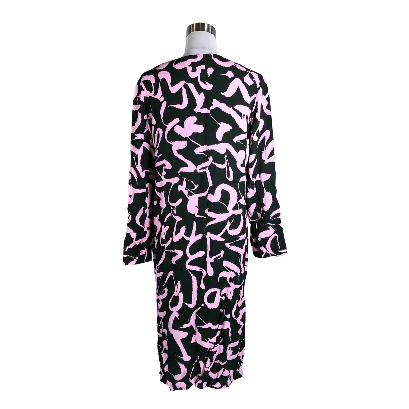 Naisten Marimekko - Sifonkimekko, koko 38 - Vaaleanpunainen (2)