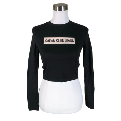 Naisten Calvin Klein - Trikoopaita, koko 34 - Musta ()