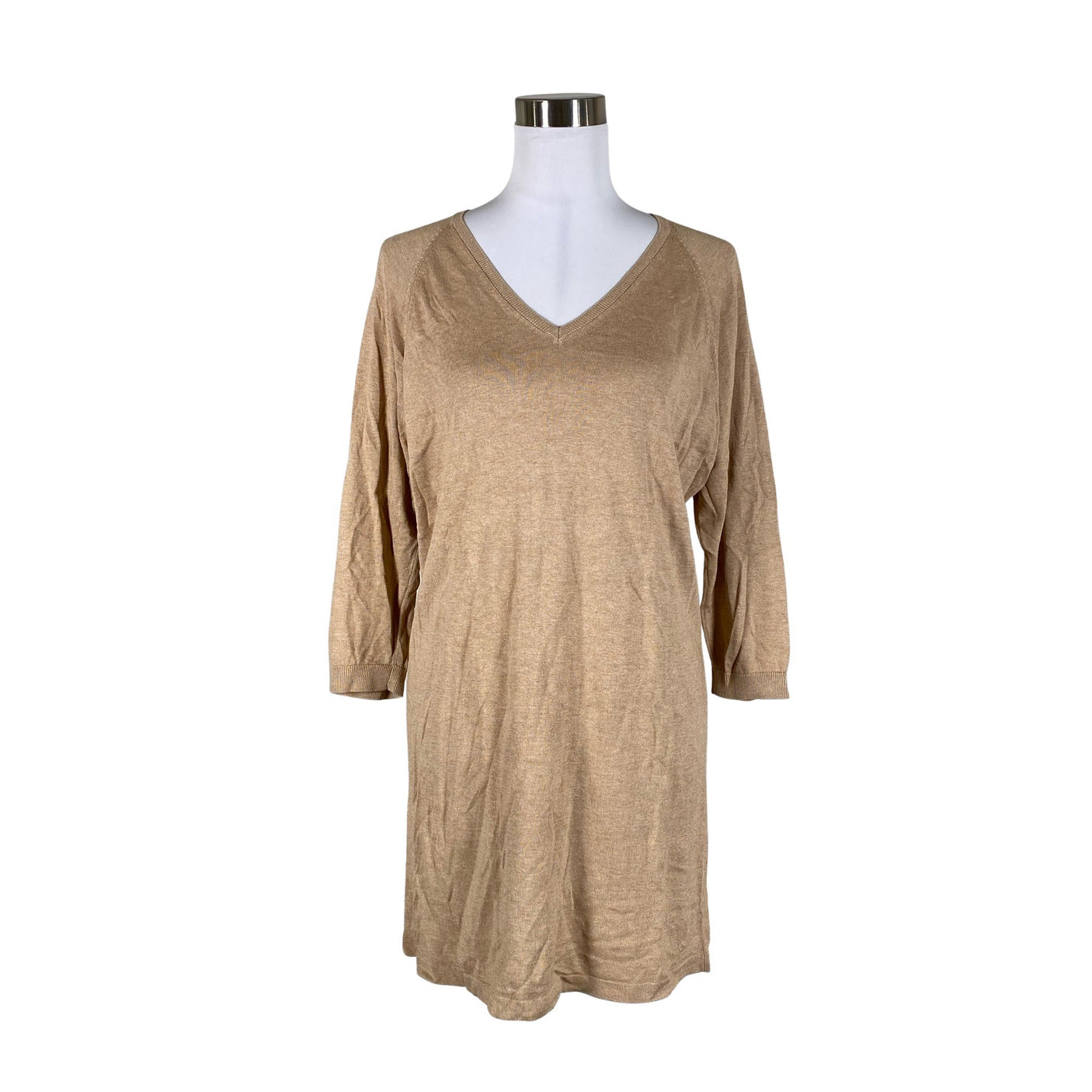 Naisten Massimo Dutti - Neuletunika, koko 38 - Beige (1)