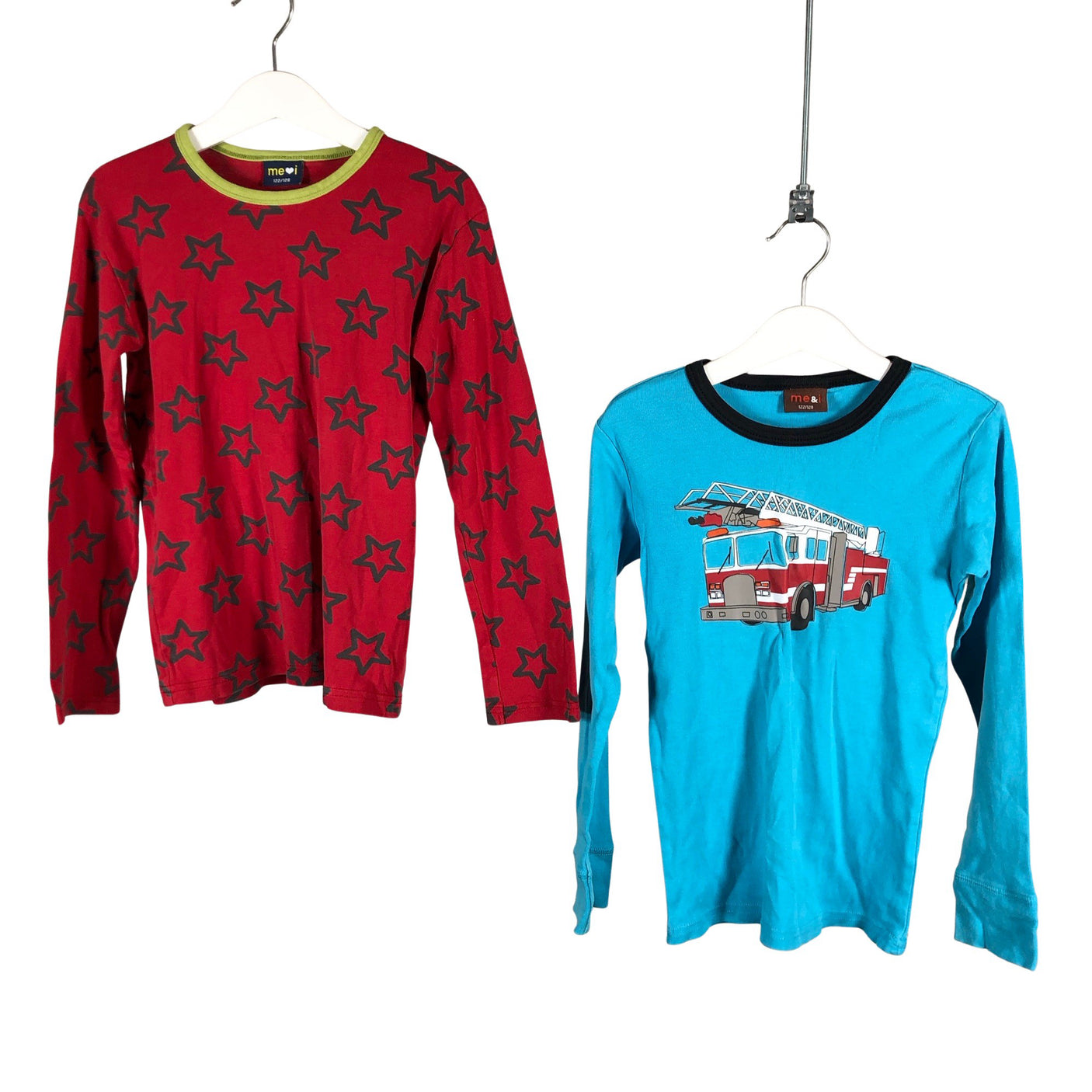 Unisex me&i - Trikoopaita, koko 122 - 128 - Punainen (1)