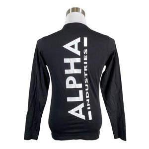 Miesten Alpha Industries - Trikoopaita, koko M - Musta (2)