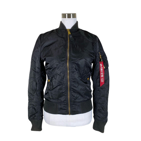 Naisten Alpha Industries - Toppatakki, koko 36 - Musta ()
